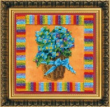 Набор для вышивки бисером на холсте «Гортензия"»