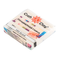 Craft & Clay полимерная глина CCH эффект матового стекла 50г 1401 белый