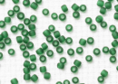 Бисер Япония круглый 11/0 10г 0939F зеленый изумруд, матовый прозрачный