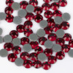 Страз клеевой " Zlatka" ZRTG- 1272 SS12 цветные 3. 2 мм стекло 72 шт в пакете с картонным еврослотом №19 красный ( Siam) 